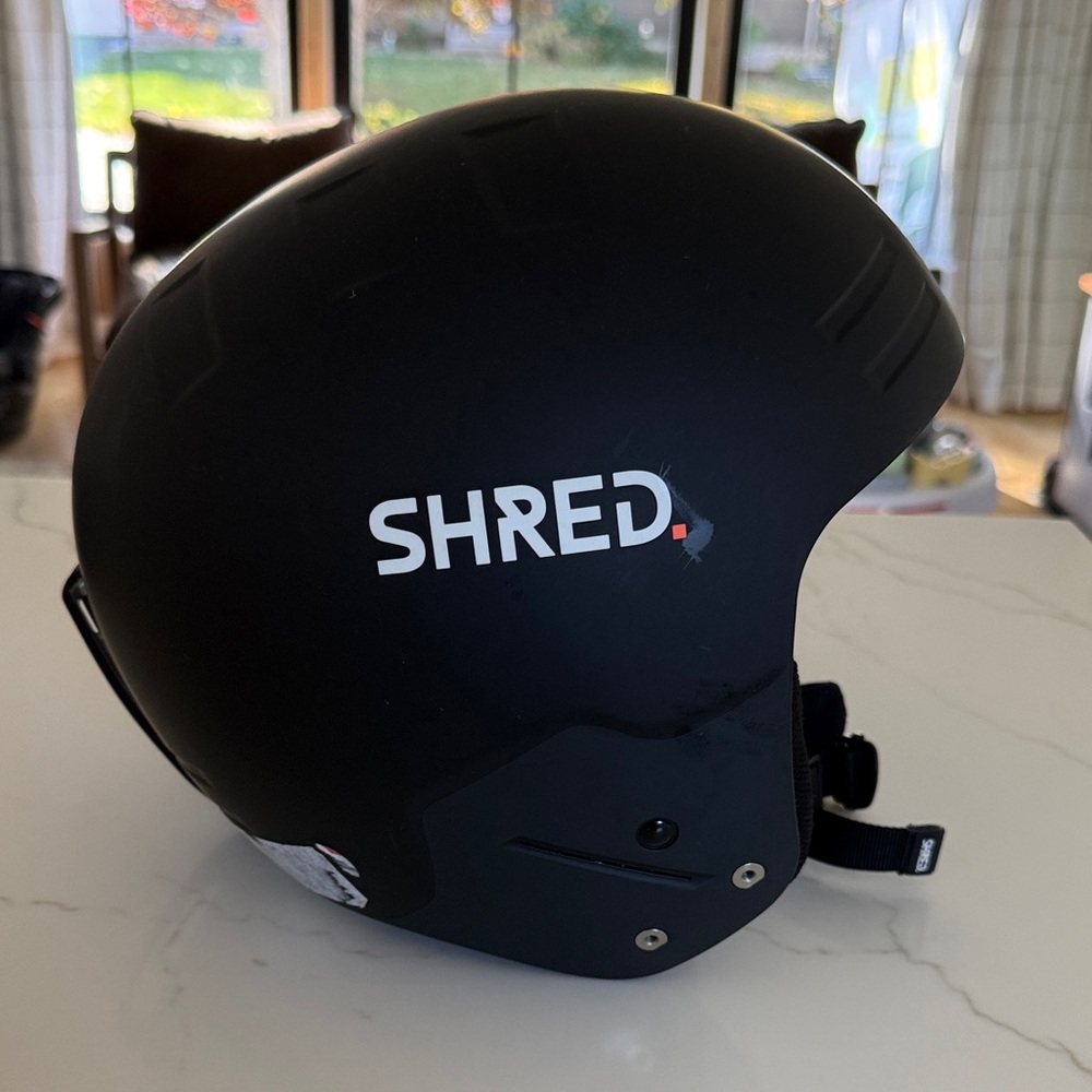 Shred Black Ski Helmet